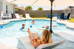 5BR|Salt Pool, Fire Pit, Game/Movie Rm* Sleeps 15
