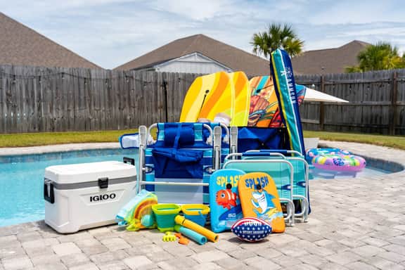 5BR|Salt Pool, Fire Pit, Game/Movie Rm* Sleeps 15
