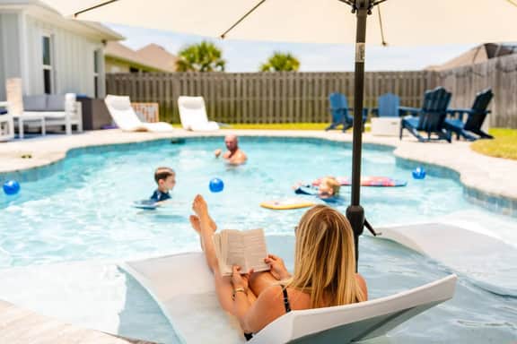 5BR|Salt Pool, Fire Pit, Game/Movie Rm* Sleeps 15